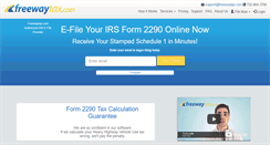 Desktop Screenshot of freewaytax.com